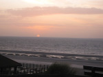 de zon gaat onder in november 2009